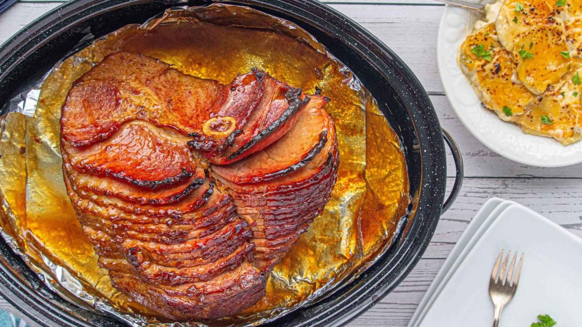 Easy Southern Baked Ham With Spicy Coca-Cola Glaze