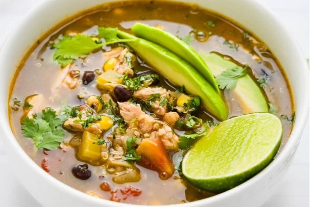 Southwestern Chicken Taco Soup