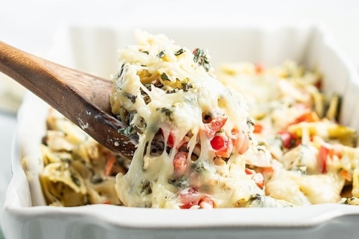 Spinach Dip Pasta