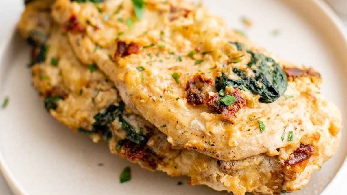 Spinach Stuffed Chicken Breast.