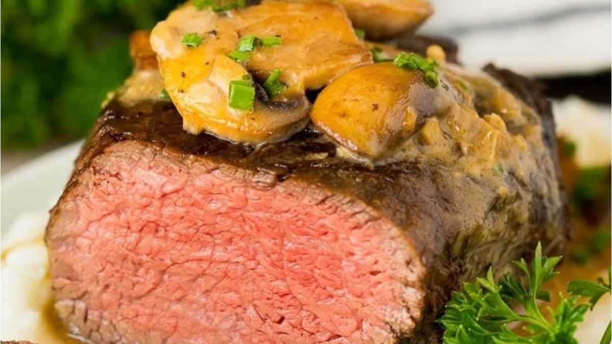 Steak Diane. 