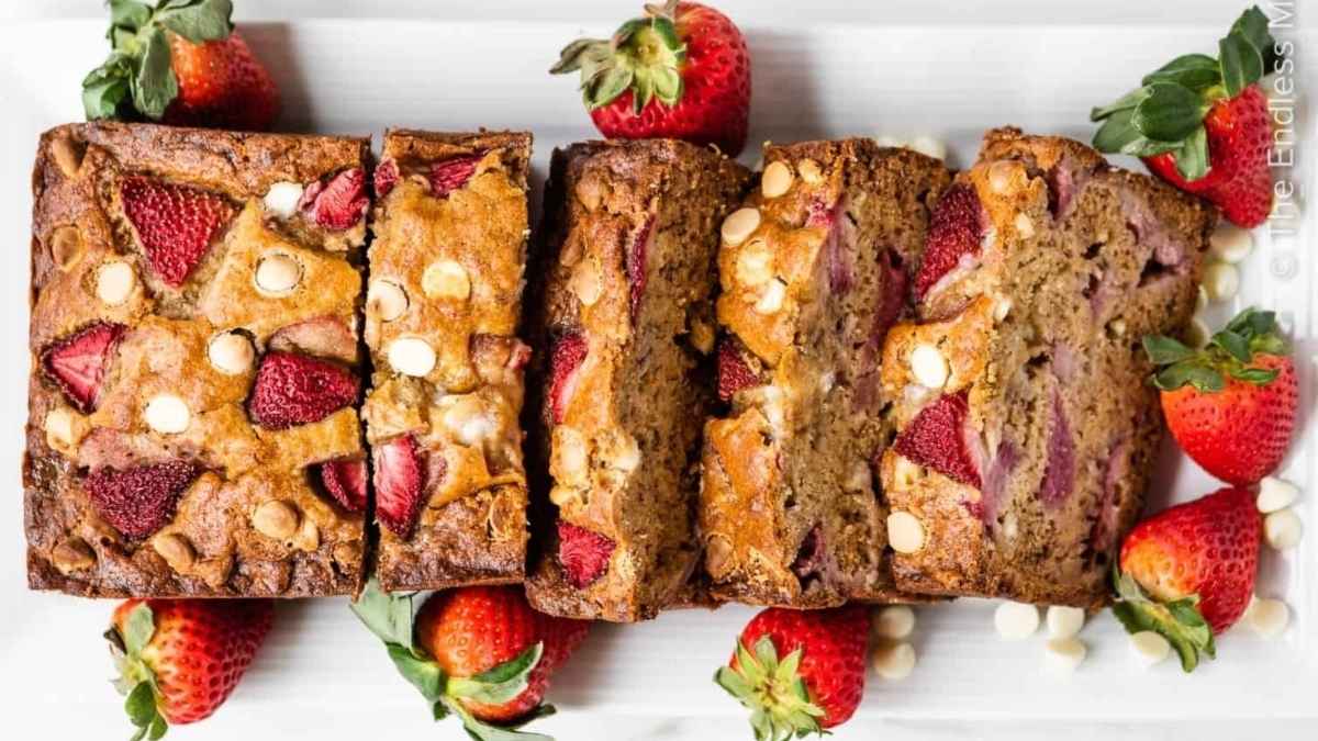 Strawberry Banana Bread.