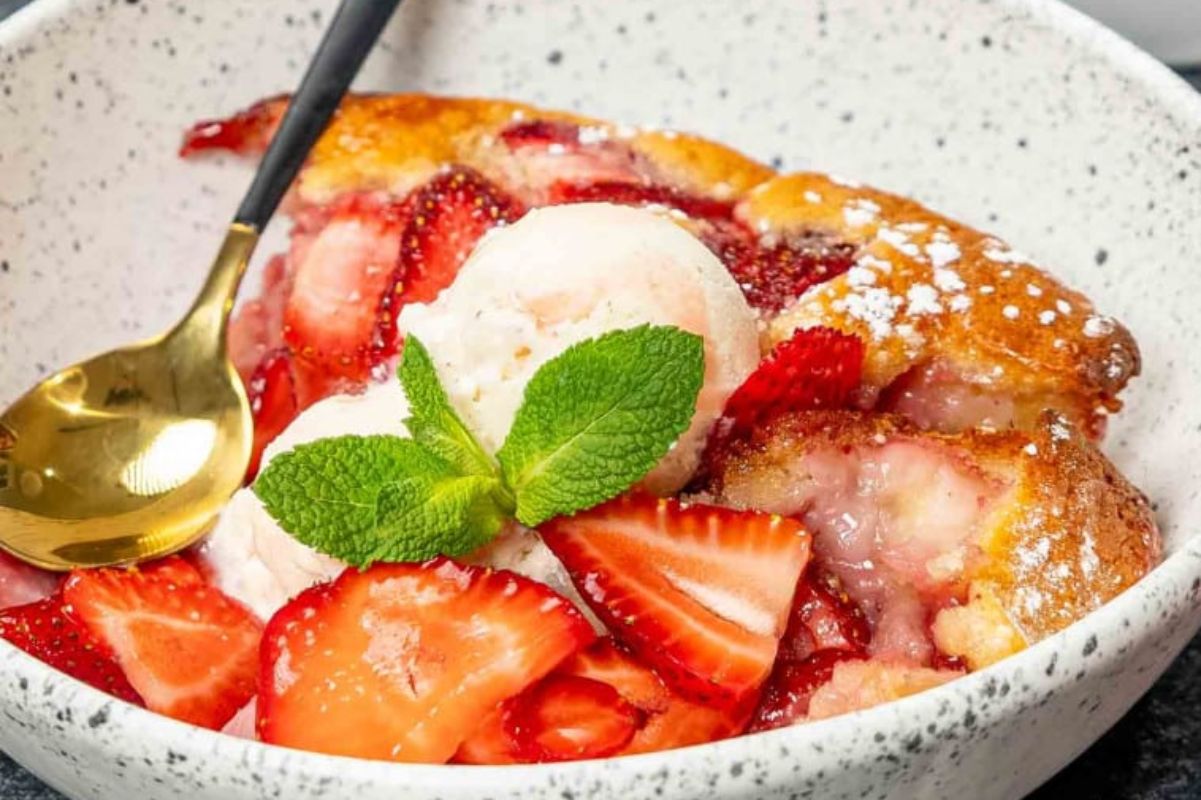 Strawberry Cobbler 1