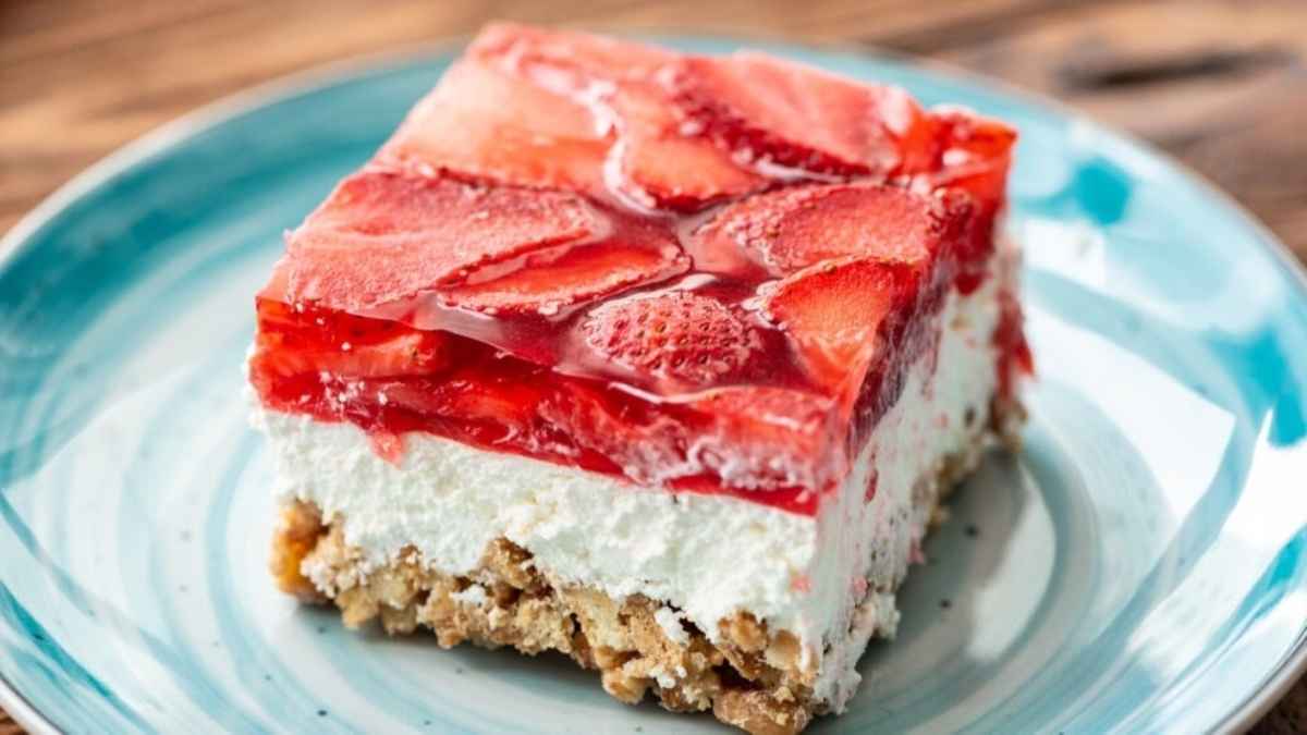 Strawberry Pretzel Salad.
