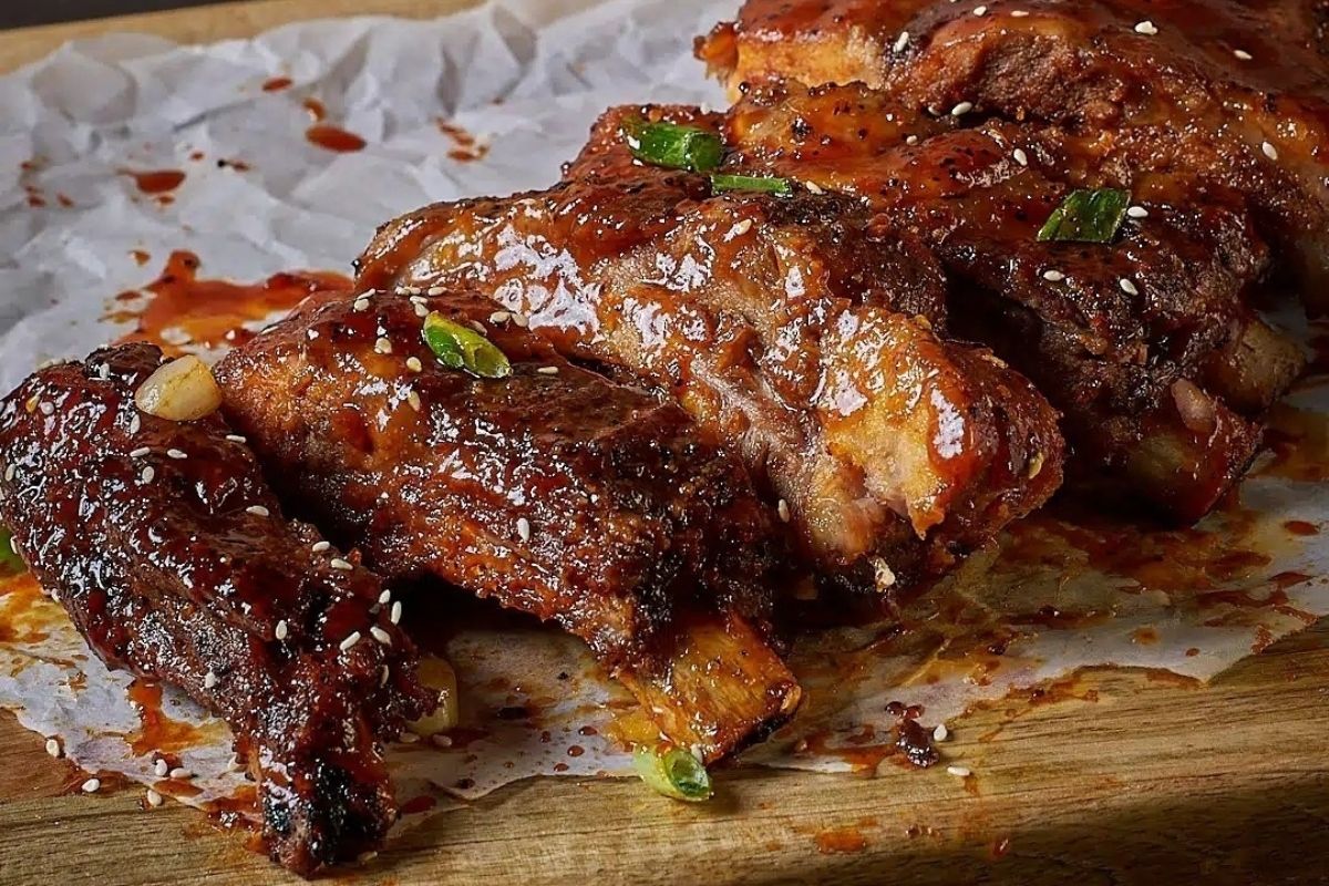 Sweet & Sticky Korean Pork Ribs.