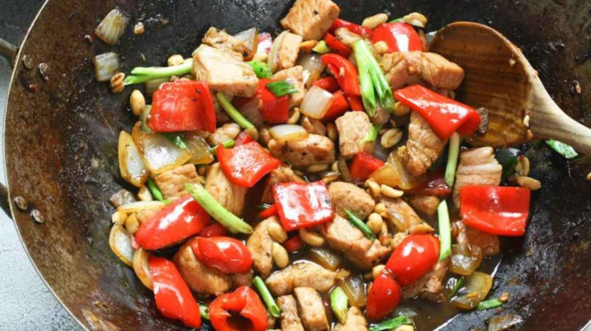 Szechuan Pork Stir Fry.