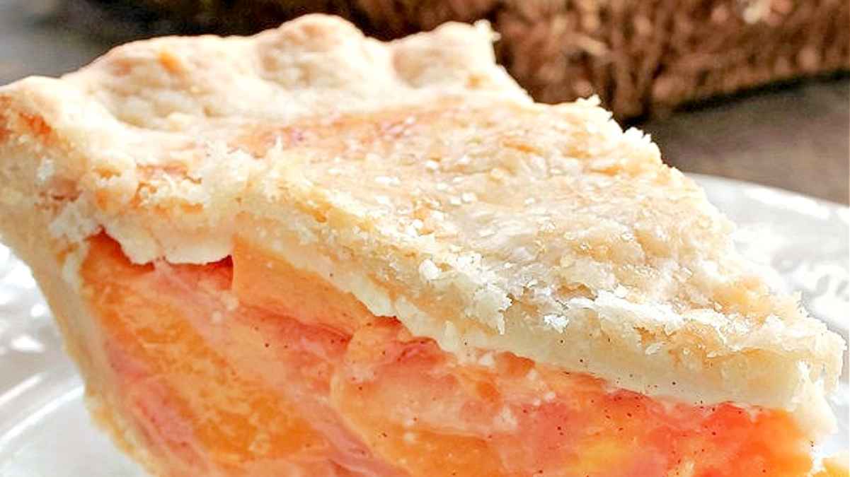 The Perfect Peach Pie. 