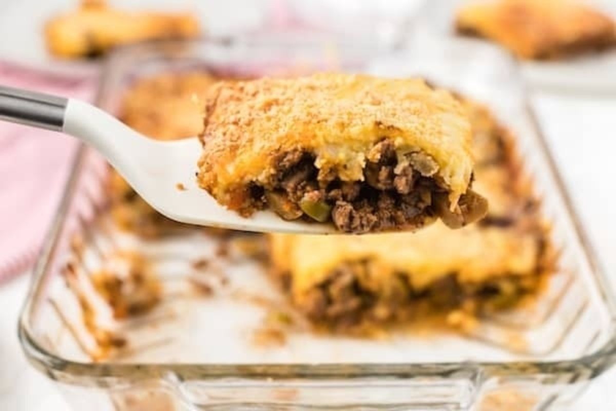 Upside Down Pizza Casserole