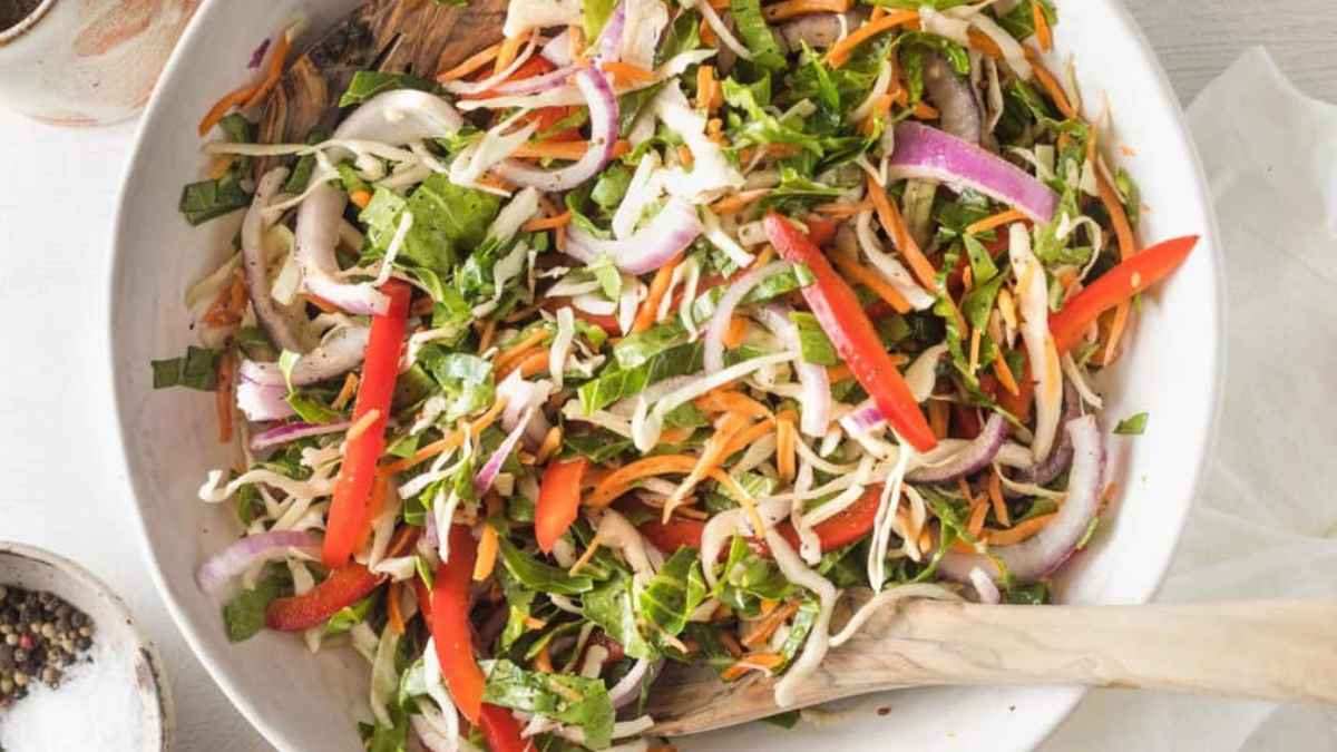Vinegar Coleslaw. 