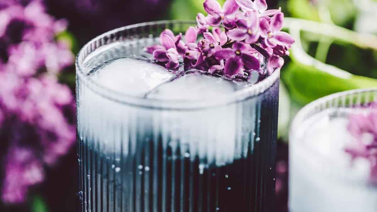 Violet & St Germain Spritz. 