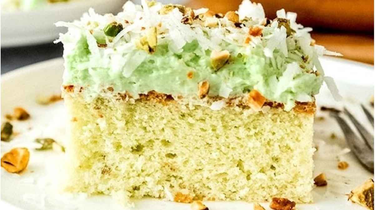 Watergate Cake Recipe. 