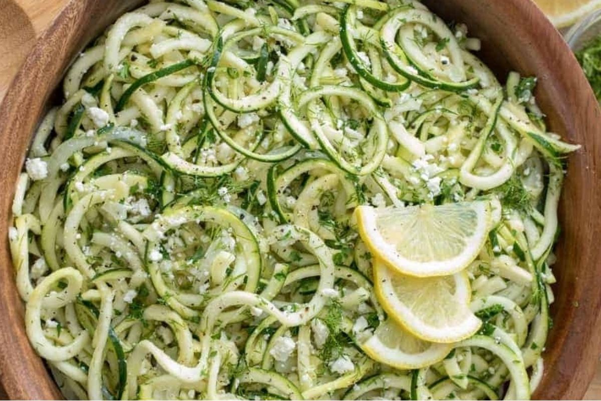 Zucchini Salad Spiralized
