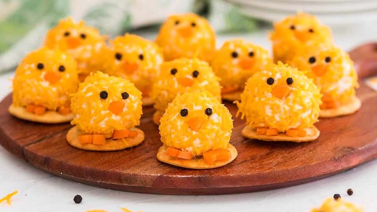 Baby Chick Mini Cheese Balls.