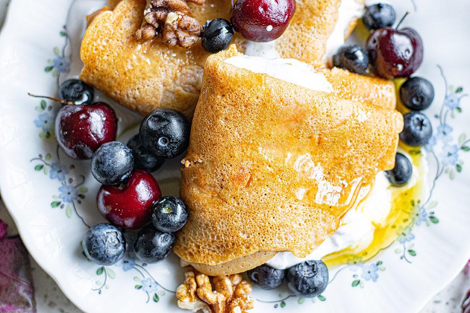 carrot cake crepes