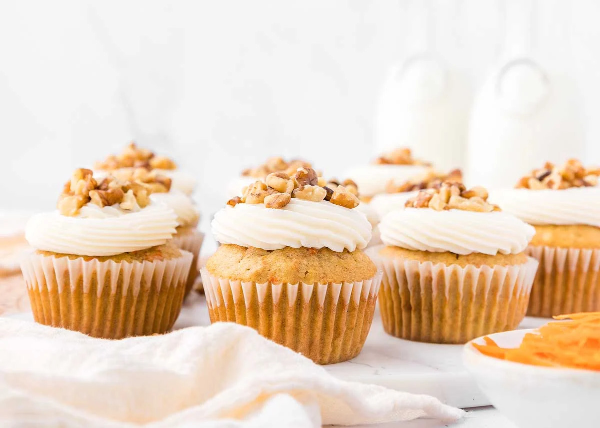 Carrot Cake Cupcakes. 