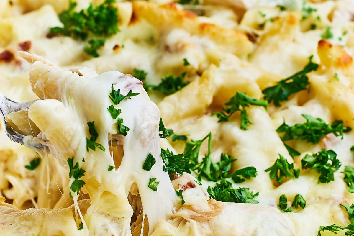 chicken ranch pasta casserole Cheerful Cook msn 1