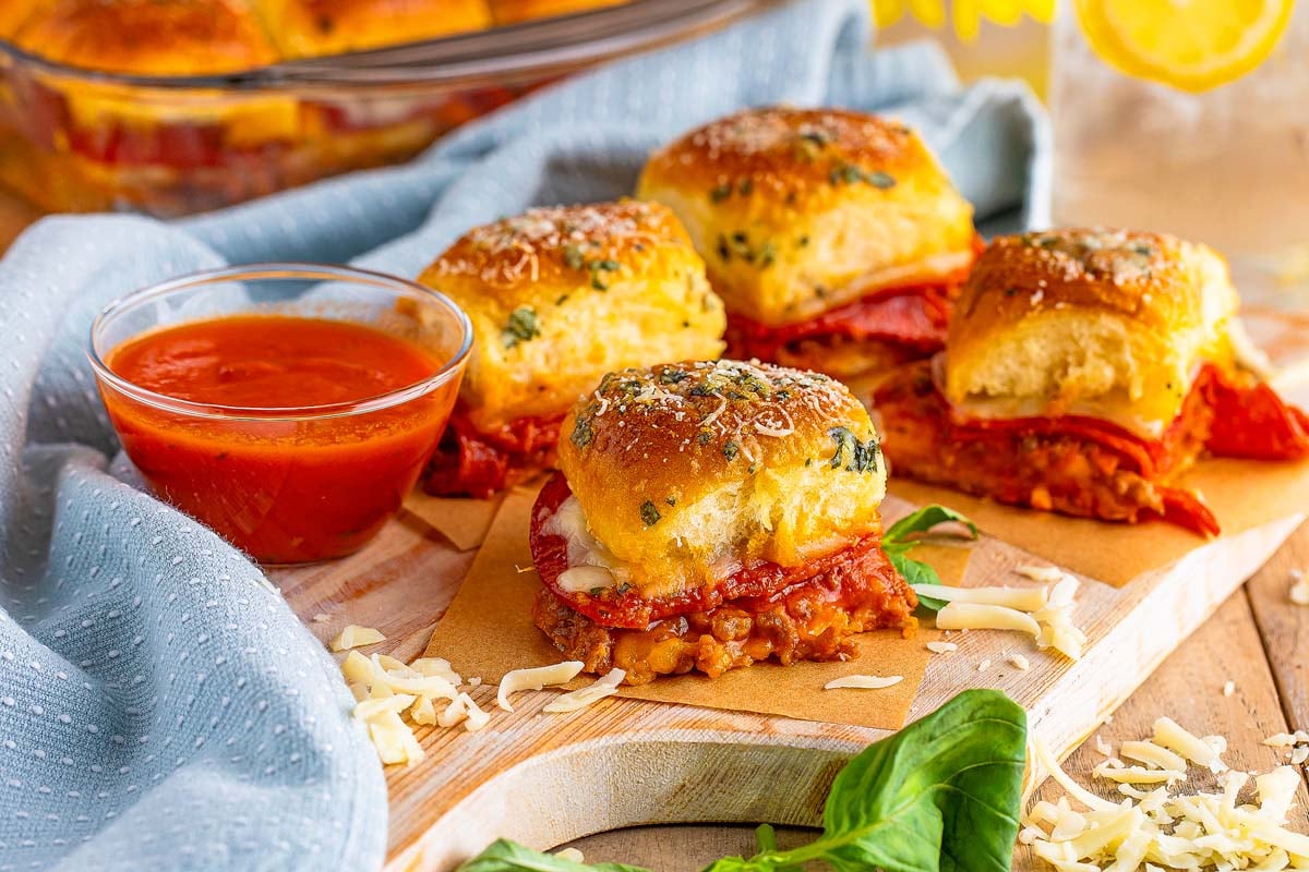 Pizza Sliders. 