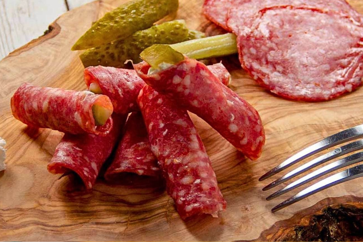 Salami Roll-Ups.
