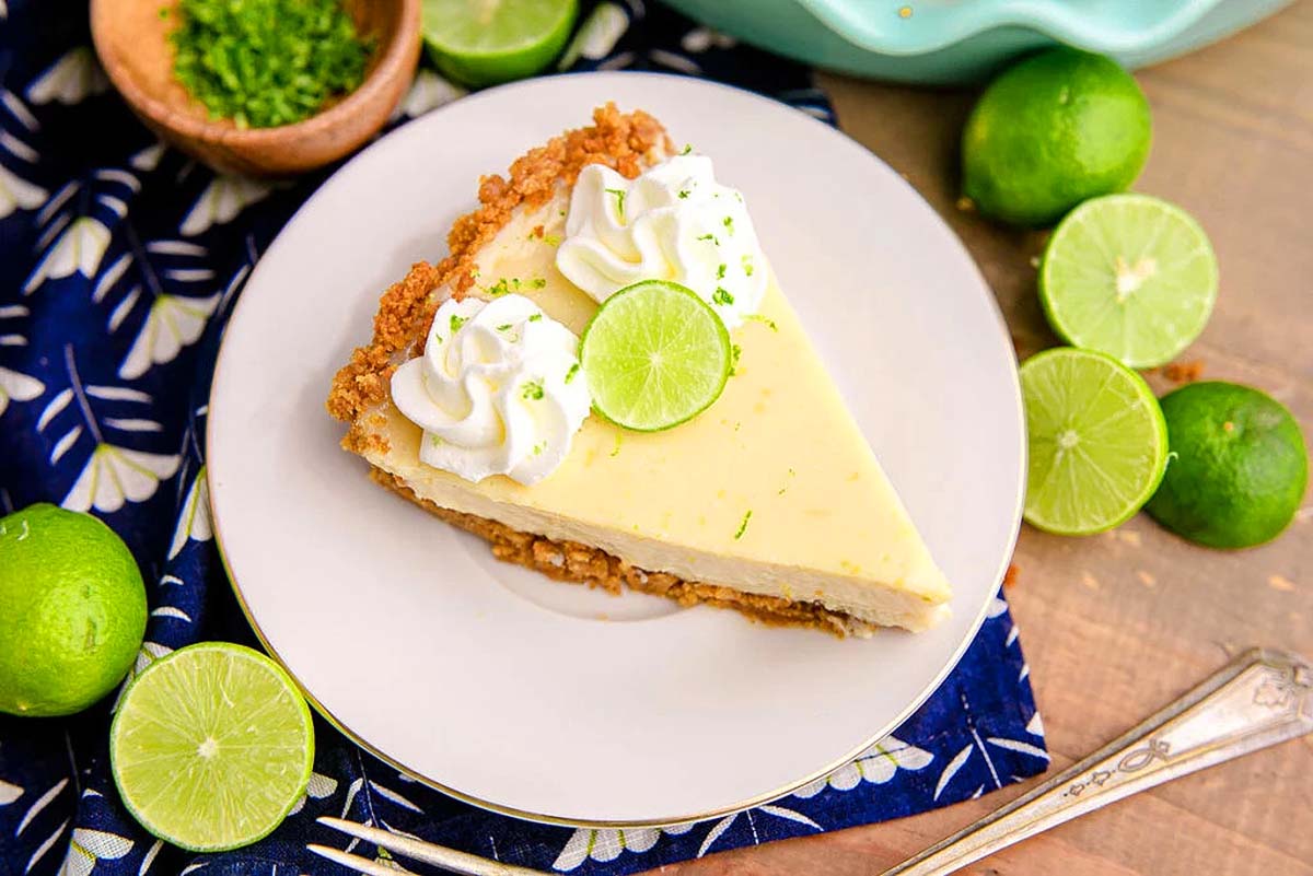 Classic Key Lime Pie. 