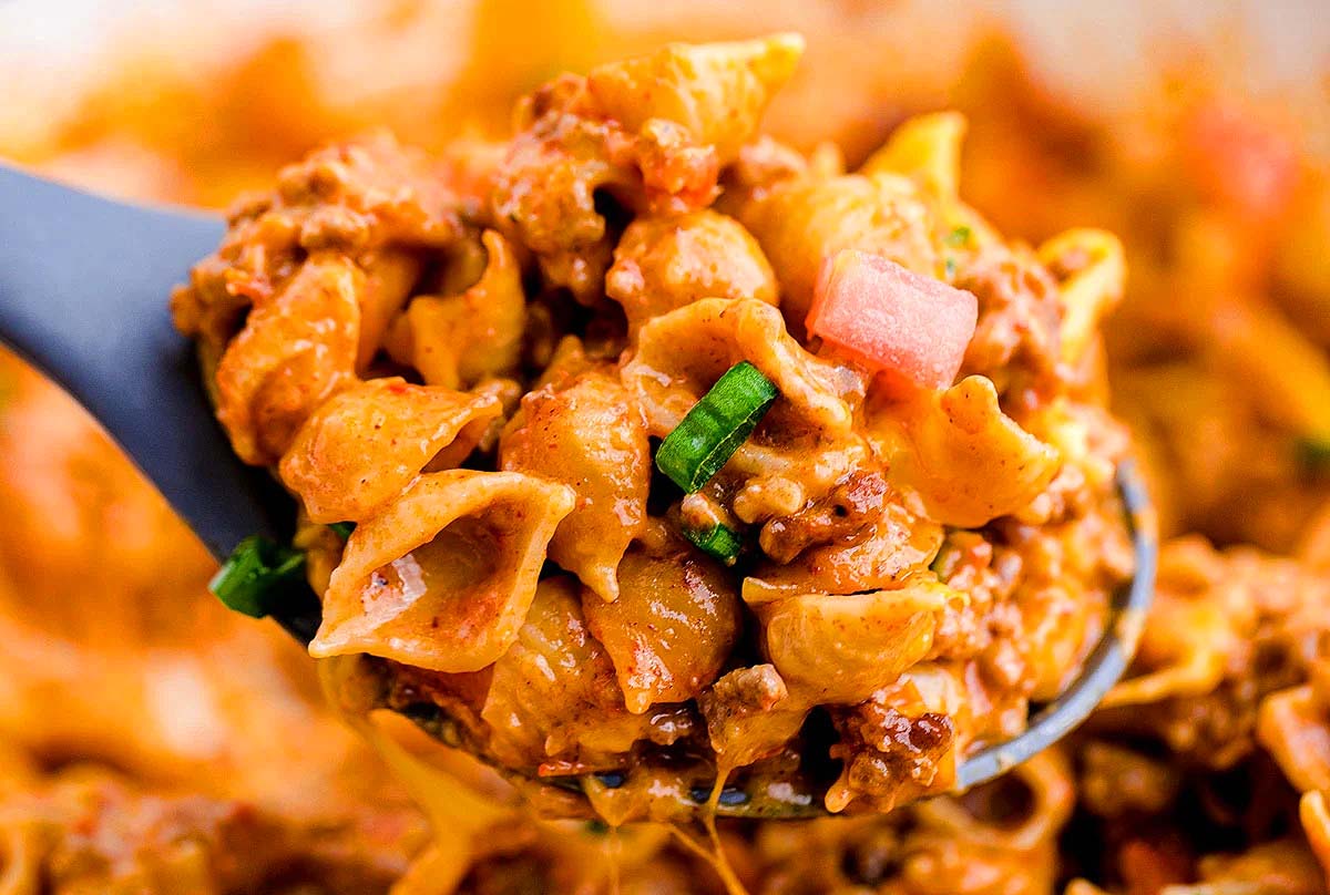 Taco Macaroni and Cheese.