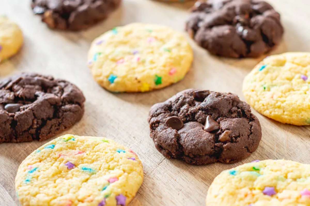 3 Ingredient Cake Mix Cookies.