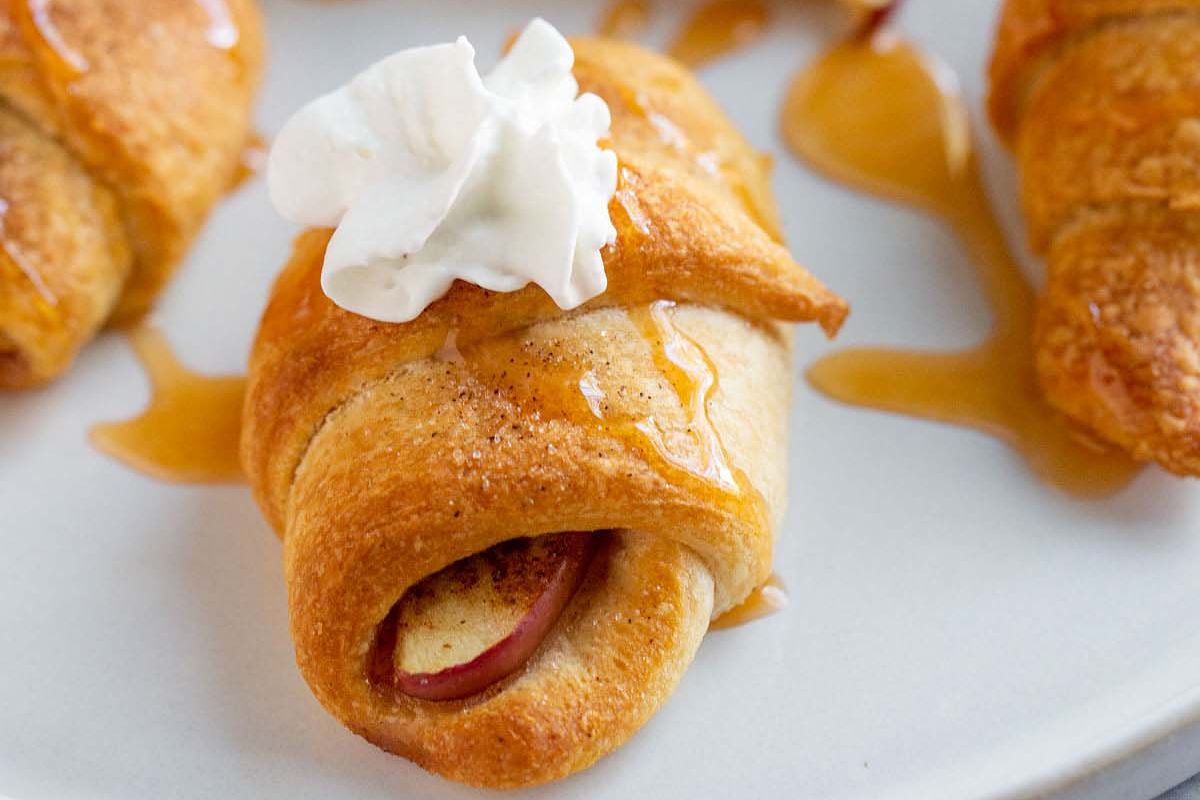Air Fryer Apple Pie Crescent Rolls