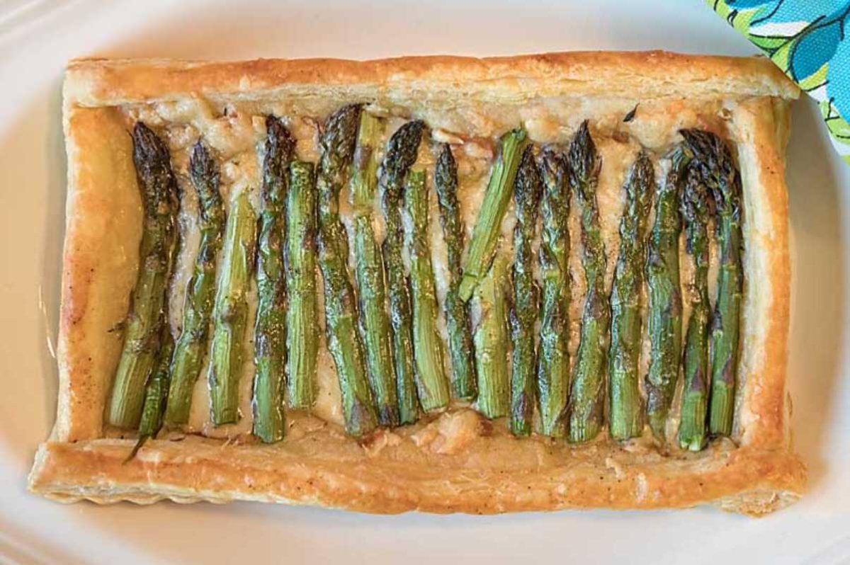 Asparagus Gruyere Tart. 