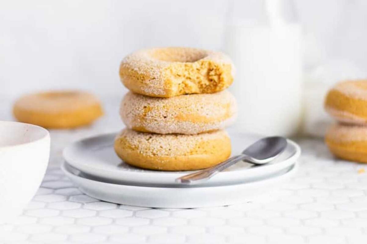 Baked Sweet Potato Doughnuts.