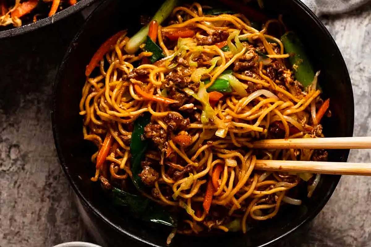 Beef chow mein 5