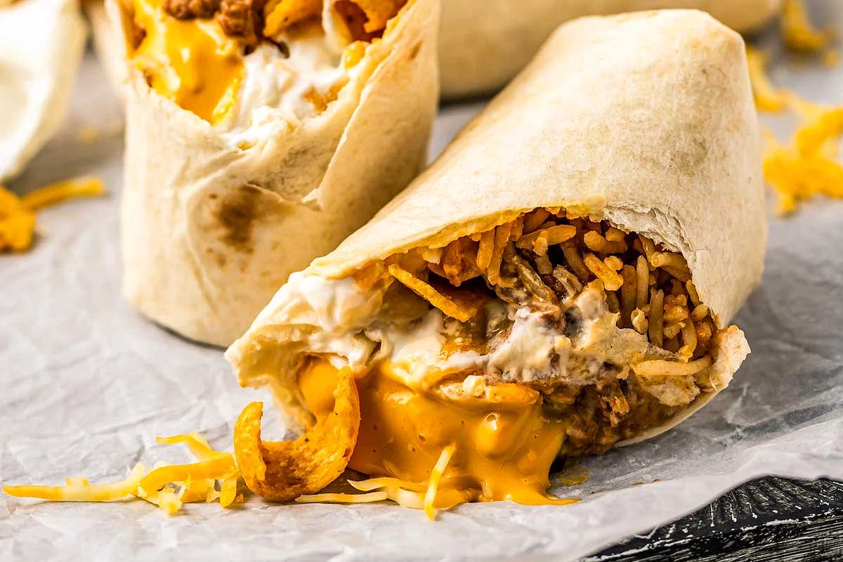 Beefy Melt Burrito 1