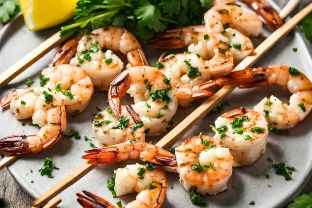 Best Grilled Shrimp Recipe with Garlic and Lemon.