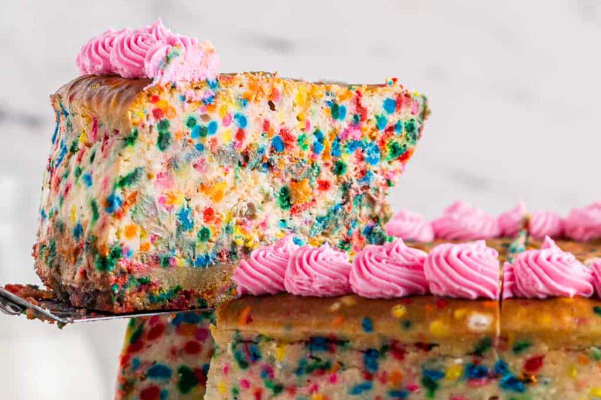 Birthday Cheesecake Recipe. 