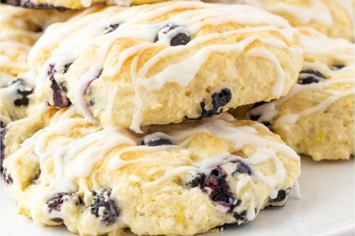 Bisquick Blueberry Lemon Scones.