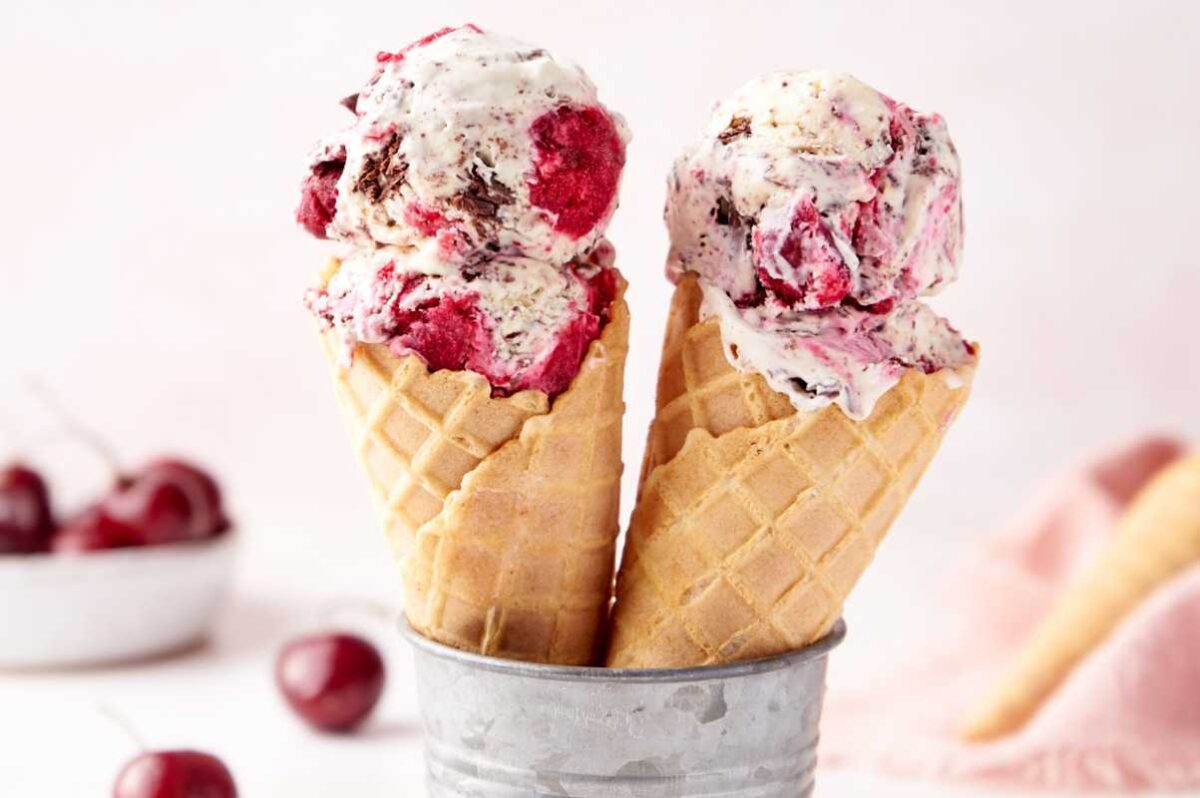 Black Forest Ice Cream. 