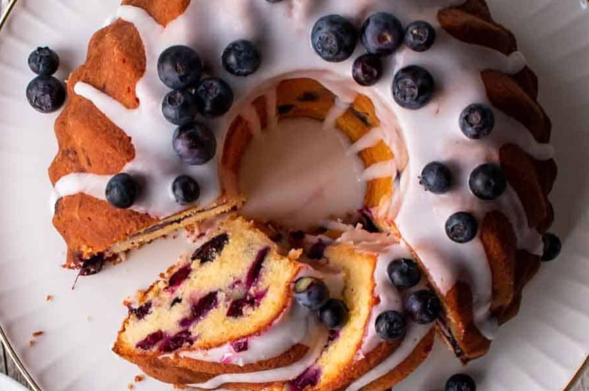 Blueberry Pound Cake
