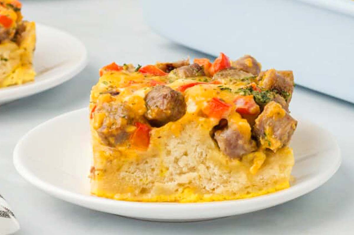 Biscuit Breakfast Casserole. 
