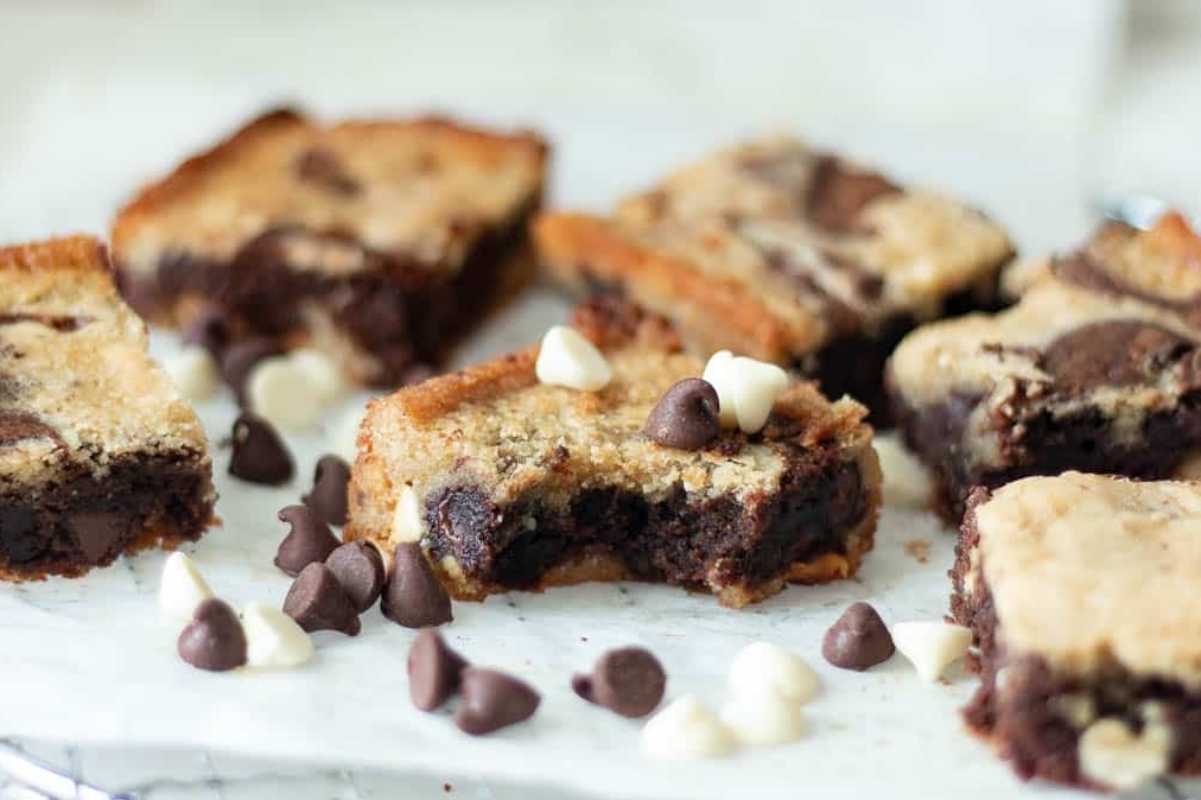 Brownie Blondies Recipe. 
