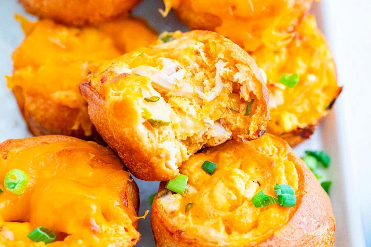 Buffalo Chicken Pinwheels