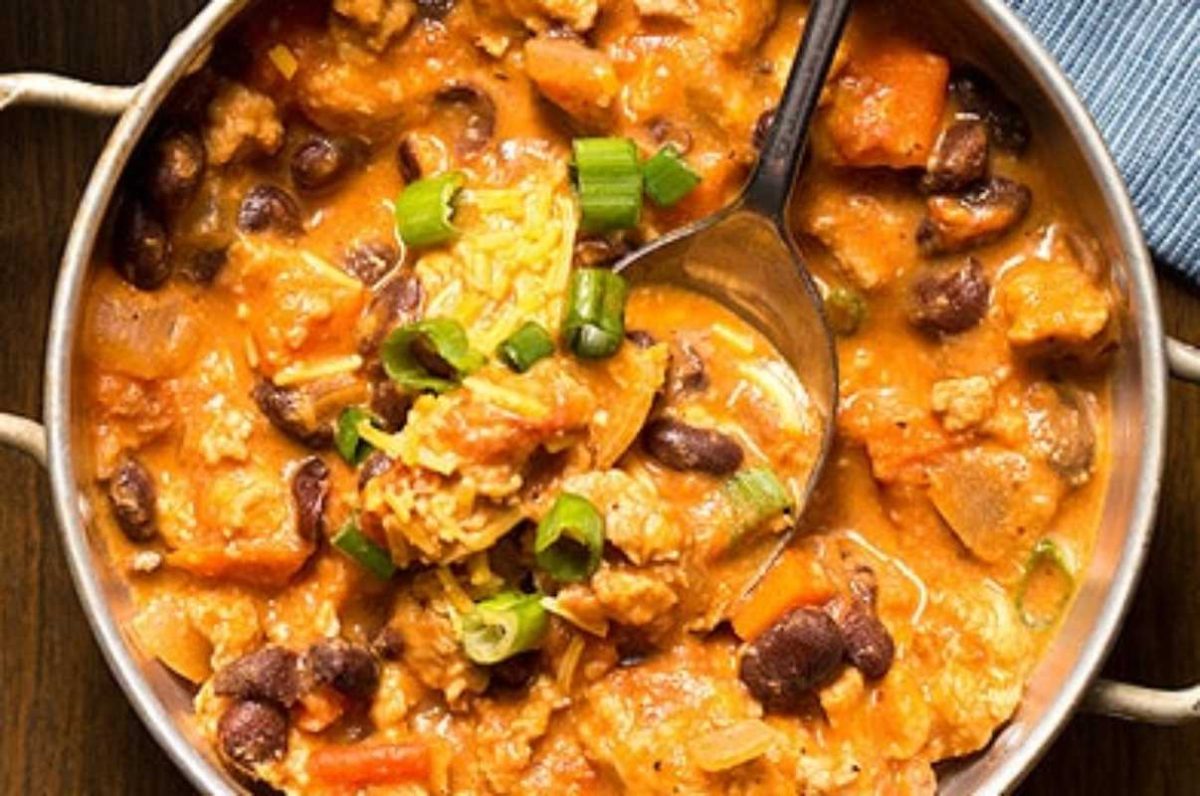 Buffalo Chicken Chili. 