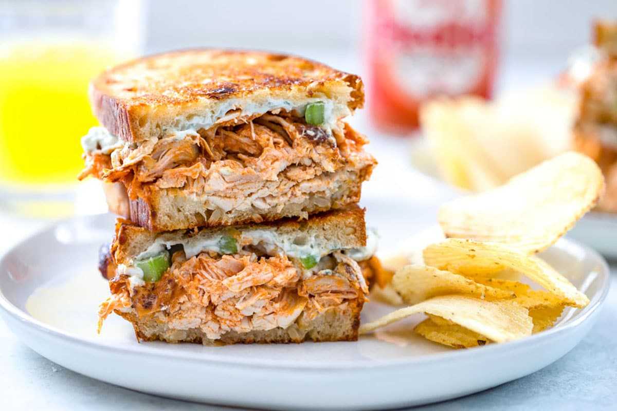 Buffalo Chicken Grilled Cheese. 