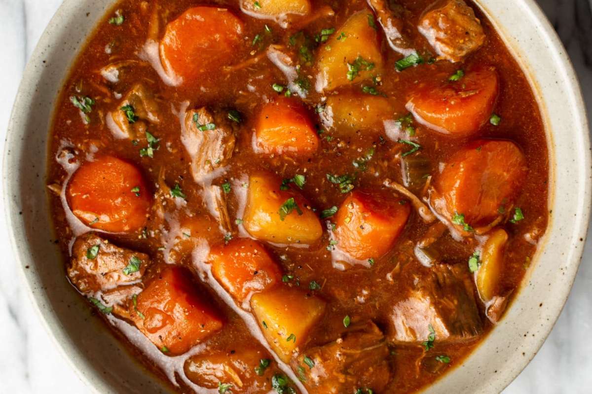 Crockpot Beef Stew Recipe. 