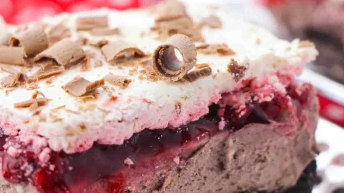 Cherry Chocolate Lasagna.