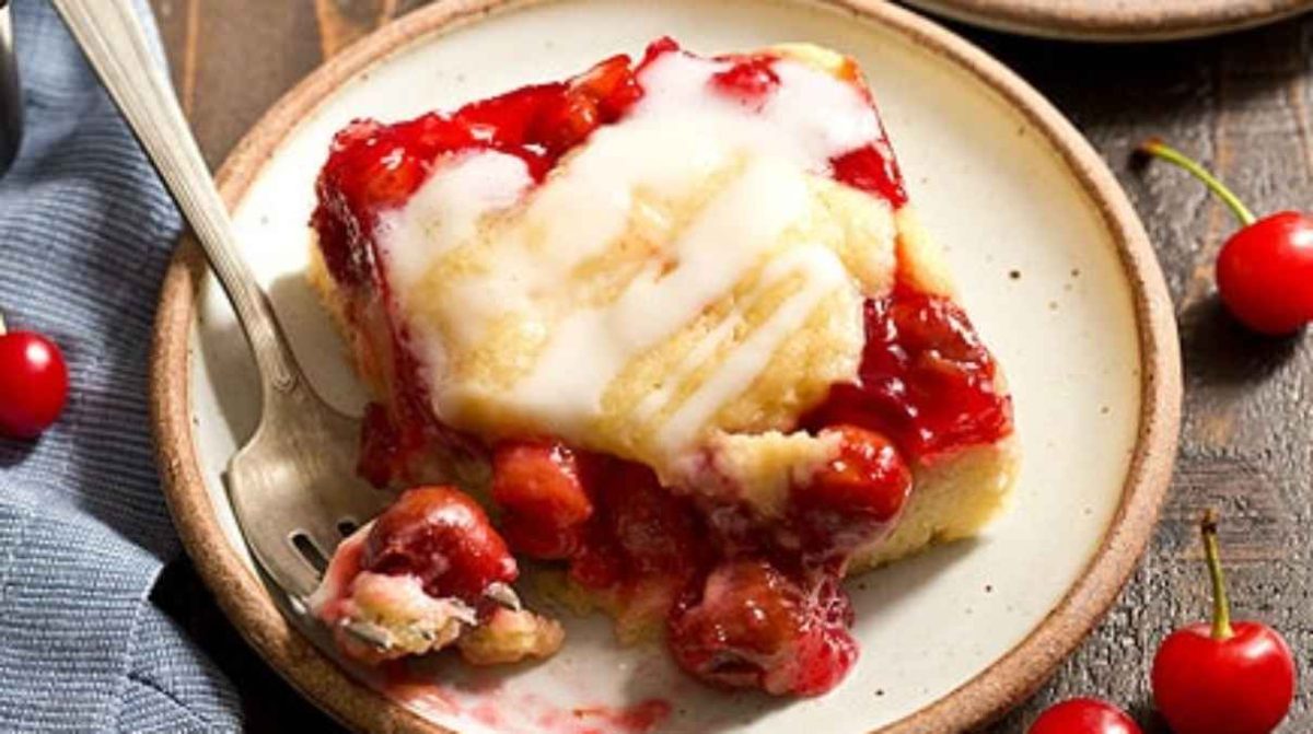 Cherry Cobbler Bars.