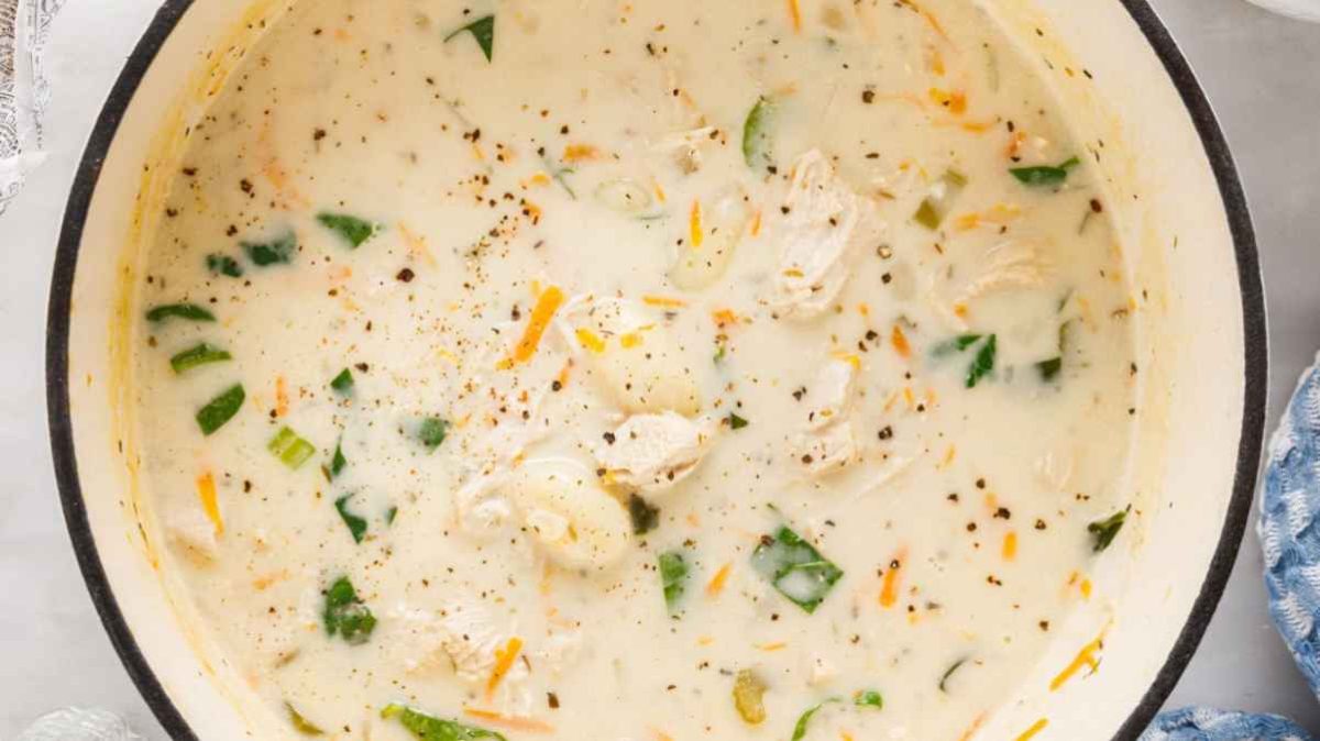 Chicken Gnocchi Soup.