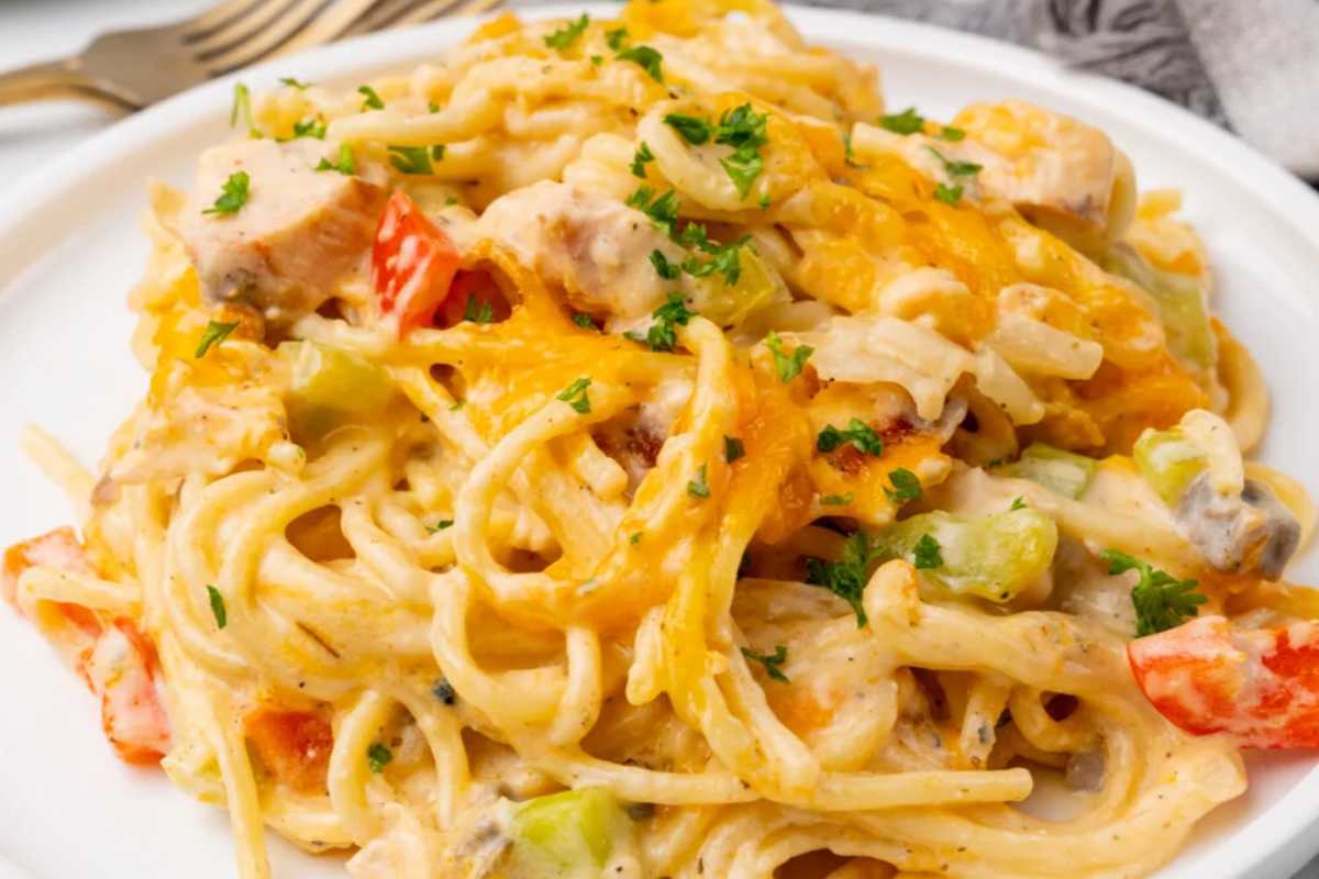 Chicken Spaghetti. 