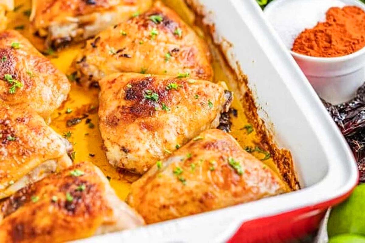 Chipotle and Lime Chicken Thighs. 