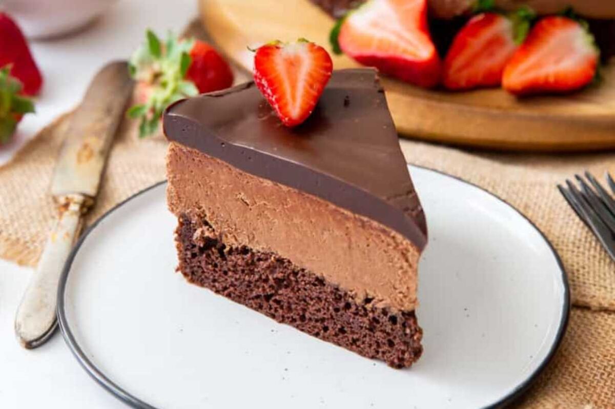 Chocolate Mousse Cake Recipe.