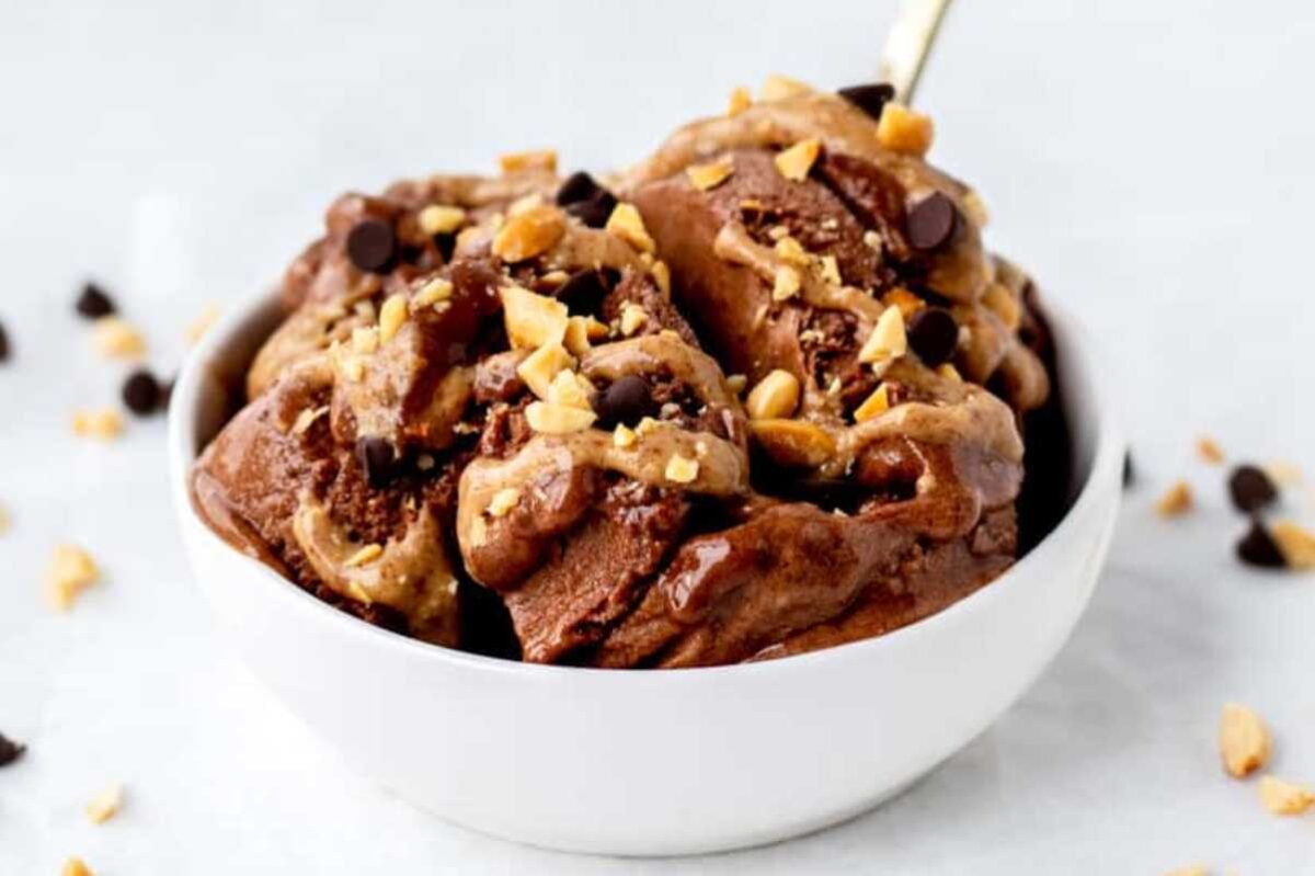 Chocolate Nice Cream. 