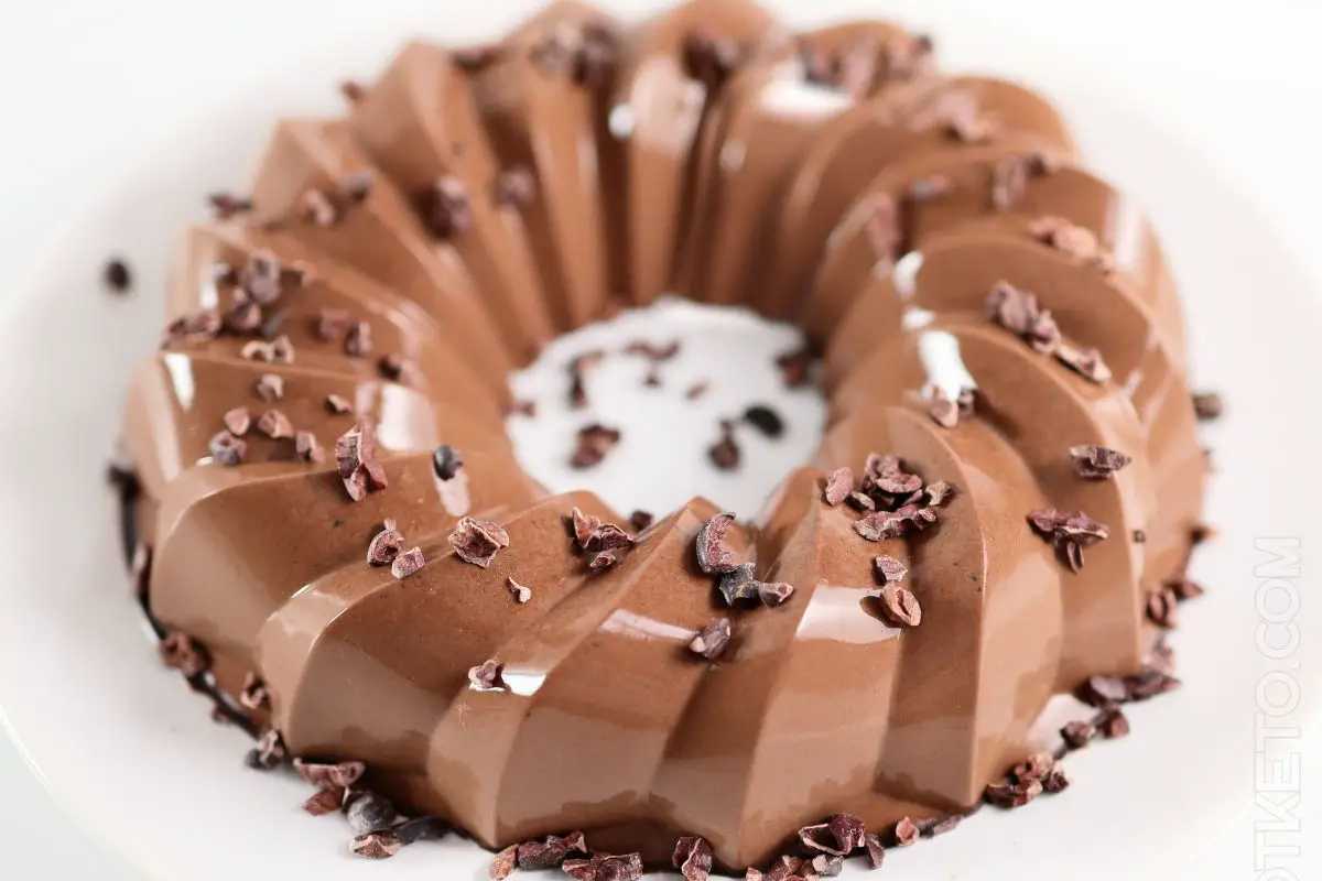 Chocolate Protein Jello. 