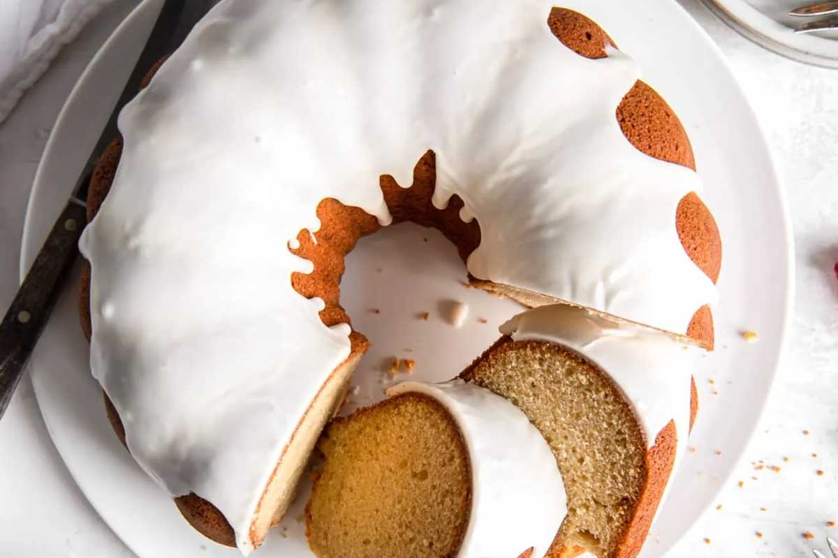 Classic Vanilla Bundt Cake. 